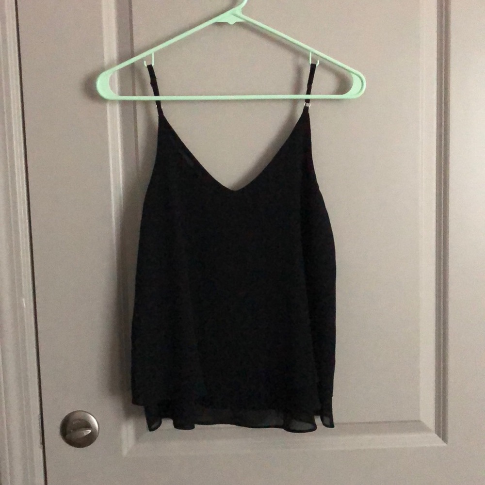 black dressy tank